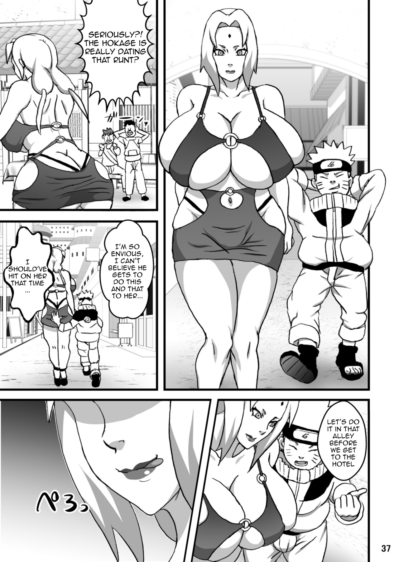 Hentai Manga Comic-Melty Tsunade - Story About The Hokage's Hardships Caused By a Love Drug-Read-38